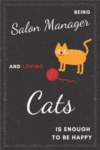 Salon Manager & Cats Notebook