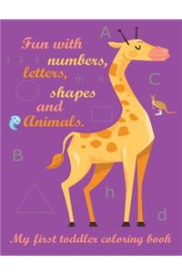 My first Toddler Coloring Book