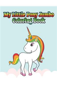 my little pony jumbo coloring book