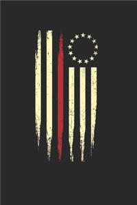 Betsy Ross Flag Notebook - Patriot Journal Planner