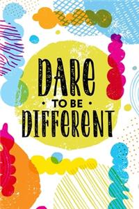 Dare To Be Different - (Typography Creative Motivation Quote)