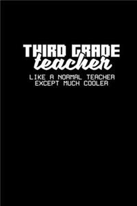 Third grade teacher. Like a normal teacher except much cooler
