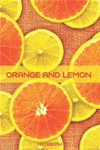 Orange and Lemon Notebook
