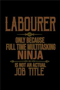 Labourer only because full time multitasking ninja is not an actual job title