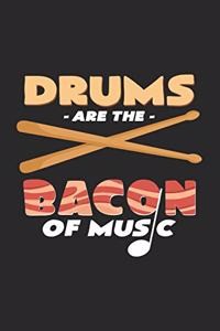 Drums are the bacon of music