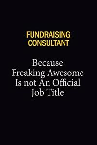 Fundraising Consultant Because Freaking Awesome Is Not An Official Job Title