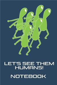Funny Alien 5K Fun Run Notebook