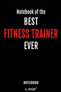 Notebook for Fitness Trainers / Fitness Trainer