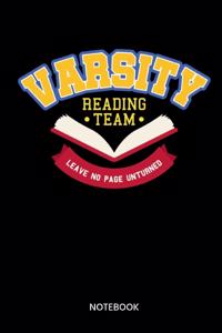 Varsity Reading Team Leave No Page Unturned Notebook