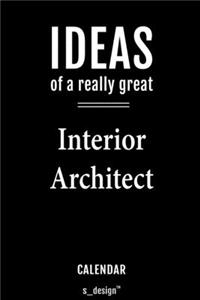 Calendar for Interior Architects / Interior Architect
