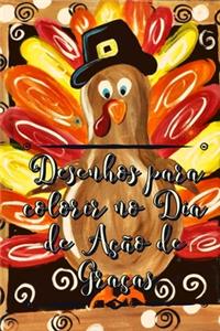 Desenhos para colorir no Dia de Ação de Graças