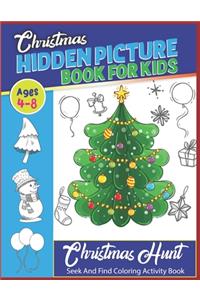 Christmas Hidden Picture Book For Kids