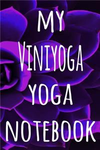 My Viniyoga Yoga Notebook