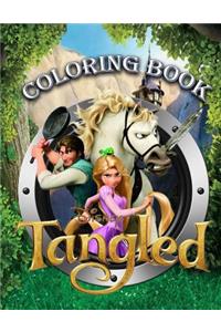 Tangled Coloring Book: This Amazing Coloring Book Will Make Your Kids Happier and Give Them Joy(ages 4-9)