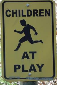 Children at Play Road Sign Journal