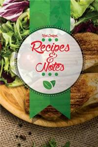 Blank Cookbook Recipes & Notes
