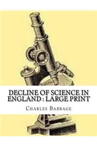 Decline of Science in England