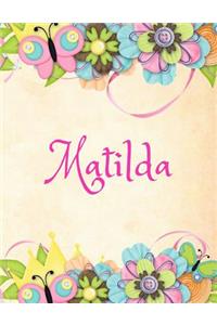 Matilda: Personalized Name Journal Composition Notebook