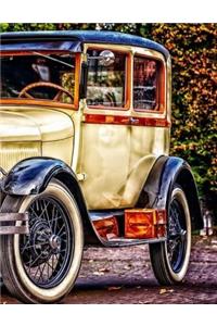 Antique Car Notebook