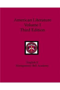 American Literature Volume I Third Edition