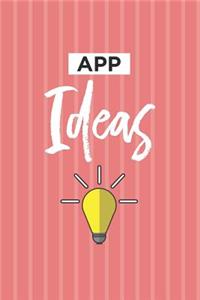 App Ideas Notebook Blank Lined Journal