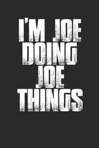 I'm Joe Doing Joe Things