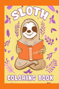 Sloth Coloring Book