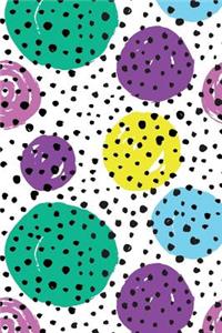 Journal Notebook Circles and Spots Pattern 1
