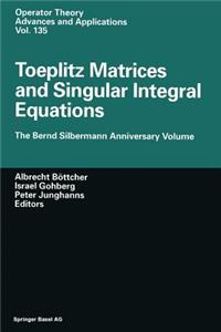 Toeplitz Matrices and Singular Integral Equations