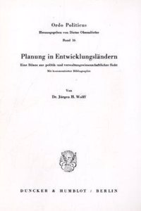 Planung in Entwicklungslandern