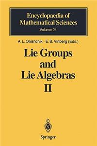 Lie Groups and Lie Algebras II