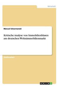 Kritische Analyse von Immobilienblasen am deutschen Wohnimmobilienmarkt