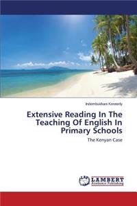 Extensive Reading In The Teaching Of English In Primary Schools