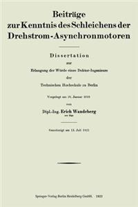 Beiträge zur Kenntnis des Schleichens der Drehstrom-Asynchronmotoren