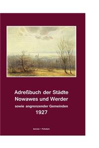 Adreßbuch Nowawes und Werder ... 1927