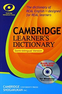 Cambridge Learners Dictionary Japanese Semibilingual with CD ROM
