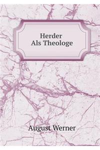 Herder ALS Theologe