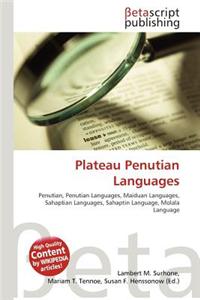 Plateau Penutian Languages