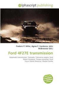 Ford 4f27e Transmission