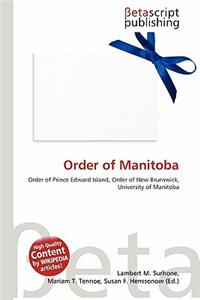 Order of Manitoba