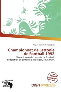 Championnat de Lettonie de Football 1992