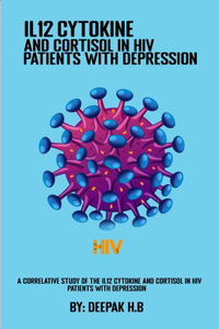 correlative study of the IL12 cytokine and cortisol in HIV patients with depression