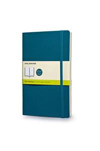 Moleskine Soft Large Underwater Blue Plain Notebook