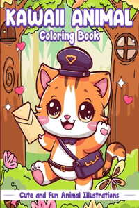 Kawaii Animal Coloring Book