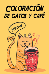 Coloración de gatos y café
