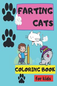 Farting Cats coloring book for kids