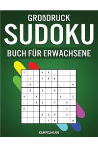 Großdruck Sudoku Büch für Erwachsene: 200 großformatige Sudokus von leicht bis schwer für Erwachsene