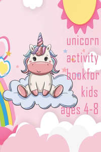 unicorn activity book for kids ages 4-8