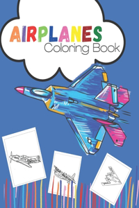 Airplanes Coloring Book