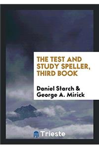 The Test and Study Speller, third book
